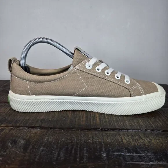 Cariuma Tan Canvas Sneakers - Picture 8 of 11